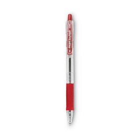 PILOT CORP. OF AMERICA PIL32212 EasyTouch Ballpoint Pen, Retractable, Fine 0.7 mm, Red Ink, Clear Barrel, Dozen