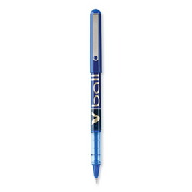 PILOT CORP. OF AMERICA PIL35113 VBall Liquid Ink Roller Ball Pen, Stick, Fine 0.7 mm, Blue Ink, Blue/Clear Barrel, Dozen