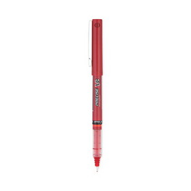PILOT CORP. OF AMERICA PIL35336 Precise V5 Roller Ball Pen, Stick, Extra-Fine 0.5 mm, Red Ink, Red/Clear Barrel, Dozen