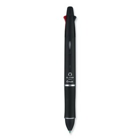 Pilot PIL36220 Dr. Grip 4 + 1 Multi-Function Pen/pencil, 4 Assorted Inks, Black Barrel