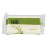 Pure & Natural PNN500150 Body & Facial Soap, 1.5 Oz, Fresh Scent, White, 500/carton