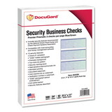 Docugard PRB04539RM Standard Security Check, Blue/green Prismatic, Middle, 24 Lb, Letter, 500/ream