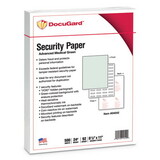 PARIS BUSINESS PRODUCTS PRB04542 Docugard Security Paper, 8-1/2 X 11, Green, 500/ream