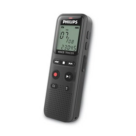 Philips PSPDVT1160 Voice Tracer DVT1160 Audio Recorder, 8 GB, Gray