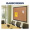 Quartet QRT2301B Classic Cork Bulletin Board, 24x18, Black Aluminum Frame, Price/EA