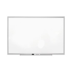 Quartet QRT2543 Classic Series Porcelain Magnetic Dry Erase Board, 36 x 24, White Surface, Silver Aluminum Frame