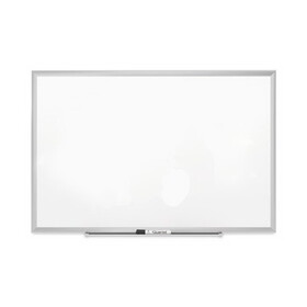 Quartet QRT2547B Classic Porcelain Magnetic Whiteboard, 72 X 48, Black Aluminum Frame