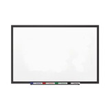 Quartet QRT2548B Classic Porcelain Magnetic Whiteboard, 96 X 48, Black Aluminum Frame