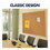 Quartet QRT303 Classic Cork Bulletin Board, 36 X 24, Oak Finish Frame, Price/EA