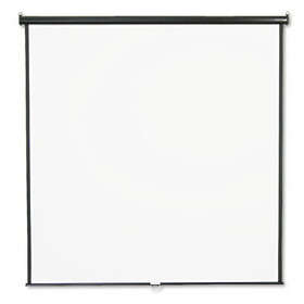 Quartet QRT684S Wall or Ceiling Projection Screen, 84 x 84, White Matte Finish
