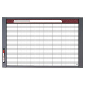 Quartet QRT72982 Inview Custom Whiteboard, 37 X 23, Graphite Frame