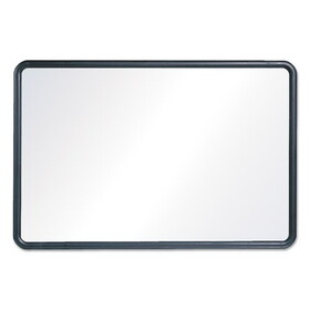 Quartet QRT7551 Contour Dry Erase Board, 24 x 18, Melamine White Surface, Black Plastic Frame