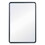 Quartet QRT7551 Contour Dry-Erase Board, Melamine, 24 X 18, White Surface, Black Frame, Price/EA