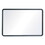 Quartet QRT7554 Contour Dry-Erase Board, Melamine, 48 X 36, White Surface, Black Frame, Price/EA