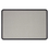 Quartet QRT7693G Contour Fabric Bulletin Board, 36 X 24, Gray Surface, Black Plastic Frame, Price/EA