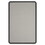 Quartet QRT7694G Contour Fabric Bulletin Board, 48 X 36, Gray Surface, Black Plastic Frame, Price/EA