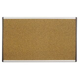 Quartet QRTARCB2414 ARC Frame Cubicle Cork Board, 24 x 14, Tan Surface, Silver Aluminum Frame
