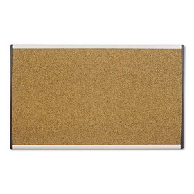 Quartet QRTARCB3018 ARC Frame Cubicle Cork Board, 30 x 18, Tan Surface, Silver Aluminum Frame