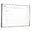 Quartet QRTARCCP3018 Magnetic Dry-Erase Calendar, 18 X 30, White Surface, Silver Aluminum Frame, Price/EA