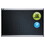 ACCO BRANDS QRTB347A Embossed Bulletin Board, Hi-Density Foam, 72 X 48, Black, Aluminum Frame, Price/EA