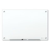 Quartet QRTG24836W Brilliance Glass Dry-Erase Boards, 48 x 36, White Surface