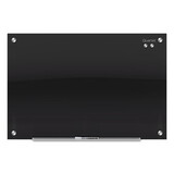 Quartet G4836B Infinity Black Glass Magnetic Marker Board, 48 x 36
