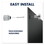 Quartet G4836B Infinity Black Glass Magnetic Marker Board, 48 x 36, Price/EA