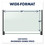 Quartet QRTG7442BA Evoque Magnetic Glass Marker Board with Black Aluminum Frame, 74 x 42, White, Price/EA