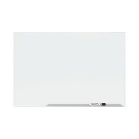Quartet QRTG7442E Element Framed Magnetic Glass Dry-Erase Boards, 74 x 42, White Surface, Silver Aluminum Frame