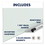 Quartet G7442IMW InvisaMount Magnetic Glass Marker Board, Frameless, 74" x 42", White Surface, Price/EA