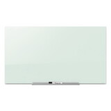 Quartet G8548IMW InvisaMount Magnetic Glass Marker Board, Frameless, 85