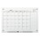 Quartet QRTGC4836F Infinity Magnetic Glass Calendar Board, One Month, 48 x 36, White Surface, Price/EA