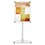 Quartet QRTLCF2418 Clip-Frame Pedestal Sign, Silver Aluminum Frame, 24 X 18, Price/EA