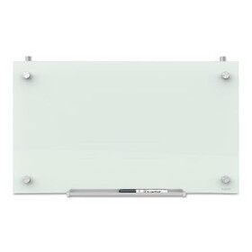 Quartet QRTPDEC1830 Infinity Magnetic Glass Dry Erase Cubicle Board, 30 x 18, White Surface
