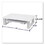 Quartet QRTQ090GMRW01 Adjustable Height Desktop Glass Monitor Riser with Dry-Erase Board, 14 x 10.25 x 2.5 to 5.25, White, Supports 100 lb, Price/EA