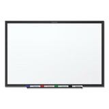 Quartet QRTS533B Classic Melamine Dry Erase Board, 36 X 24, White Surface, Black Frame