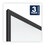 Quartet QRTS533B Classic Series Total Erase Dry Erase Boards, 36 x 24, White Surface, Black Aluminum Frame, Price/EA