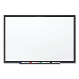 Quartet QRTS534B Classic Melamine Dry Erase Board, 48 X 36, White Surface, Black Frame