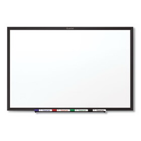 Quartet QRTS535B Classic Melamine Dry Erase Board, 60 X 36, White Surface, Black Frame