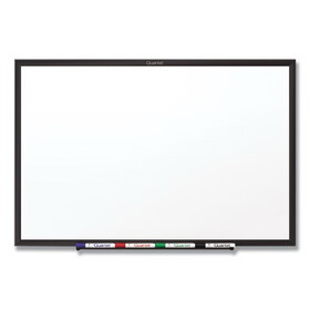 Quartet QRTS538B Classic Melamine Dry Erase Board, 96 X 48, White Surface, Black Frame