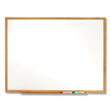 Quartet QRTS573 Classic Series Total Erase Dry Erase Boards, 36 x 24, White Surface, Oak Fiberboard Frame