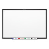 Quartet QRTSM531B Classic Magnetic Whiteboard, 24 X 18, Black Aluminum Frame