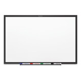 Quartet QRTSM533B Classic Magnetic Whiteboard, 36 X 24, Black Aluminum Frame
