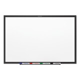 Quartet QRTSM534B Classic Magnetic Whiteboard, 48 X 36, Black Aluminum Frame