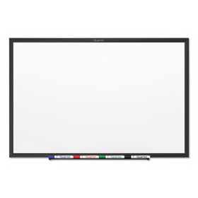 Quartet QRTSM534B Classic Magnetic Whiteboard, 48 X 36, Black Aluminum Frame