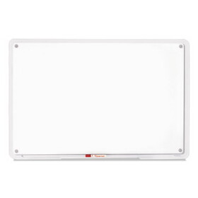 Quartet QRTTM3623 iQ Total Erase Translucent-Edge Board, 36 x 23, White Surface, Clear Plastic Frame