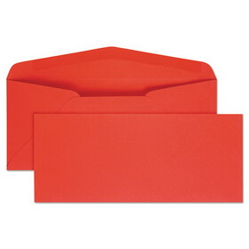 QUALITY PARK PRODUCTS QUA11134 Colored Envelope, Traditional, #10, Red, 25/pack