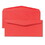 QUALITY PARK PRODUCTS QUA11134 Colored Envelope, Traditional, #10, Red, 25/pack, Price/PK