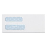 Quality Park QUA24532 Double Window Security Tinted Check Envelope, #8 5/8, White, 500/box