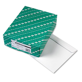Quality Park QUA37613 Open-Side Booklet Envelope, #13 1/2, Cheese Blade Flap, Gummed Closure, 10 x 13, White, 100/Box